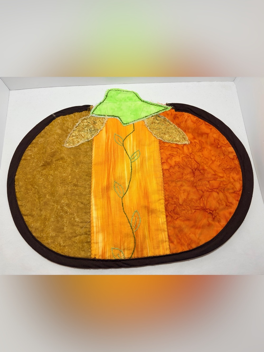 Fall Pumpkin Handmade Placemats Set of 4